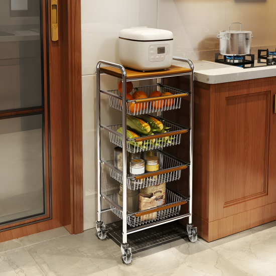Metal Trolley 4 Layer